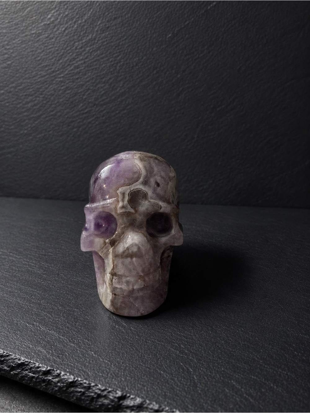 Amethyst Crazy Lace Skull